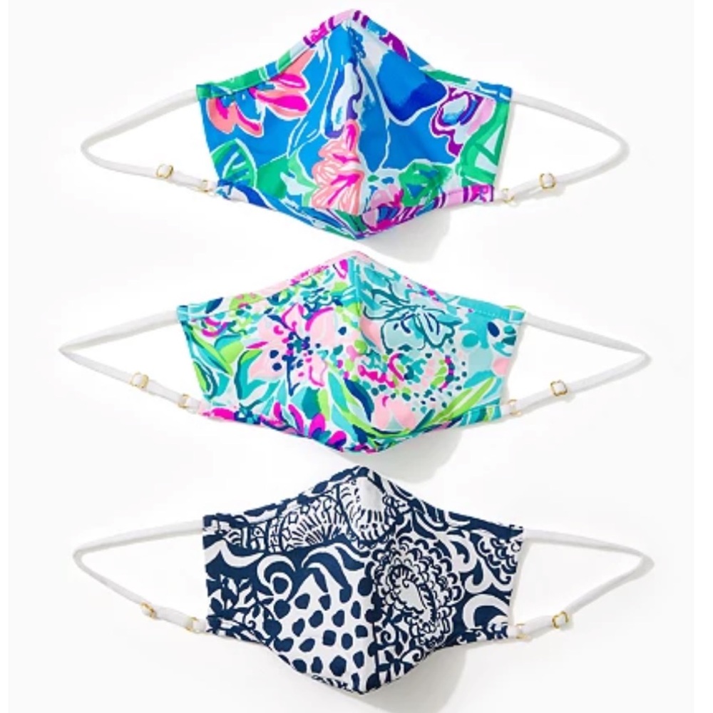 Lilly Pulitzer ChillyLilly Adult Face Mask Set
